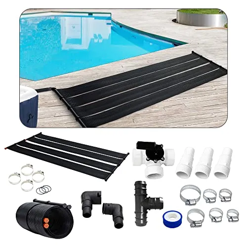 Arebos 2X Solarheizung Solarkollektor für Pools | 2er Set | 300x66 cm