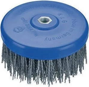 OSBORN Tellerbürste 130 x 70 x 50 mm Kunststoff - 120 - Zubehör für Elektrowerkzeug, ideal für Holzbearbeitung und ermüdungsfreies Arbeiten dank leichtem Gewicht. Perfekt für Feinschliff und Reinigung von Holzprofilen.