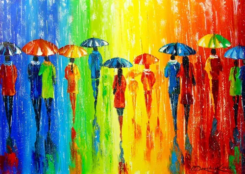 Produktbild ENJOY Puzzle Wenn es regnet 1000 Teile