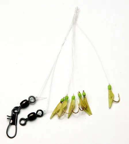 Behr Heringsystem mit selbstleuchtender echter Fischhaut Gr.6 Heringspaternoster