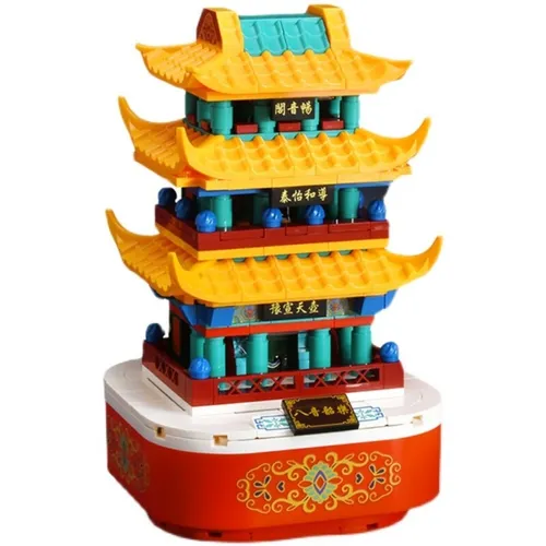 ✅ Sembo Palast Lautsprecher beleuchtet aus Klemmbausteinen 434 Teile✅