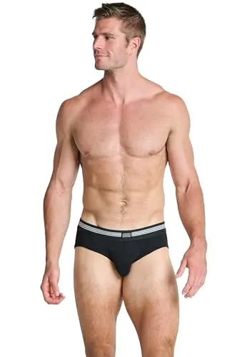 Jockey Slip Cotton Stretch Brief (3er Pack) XXL - Hoher Tragekomfort - Herrenunterhosen aus 95% Baumwolle für optimalen Tragekomfort. Der elastische Logobund und der hohe Beinausschnitt sorgen für eine perfekte Passform und Bewegungsfreiheit.