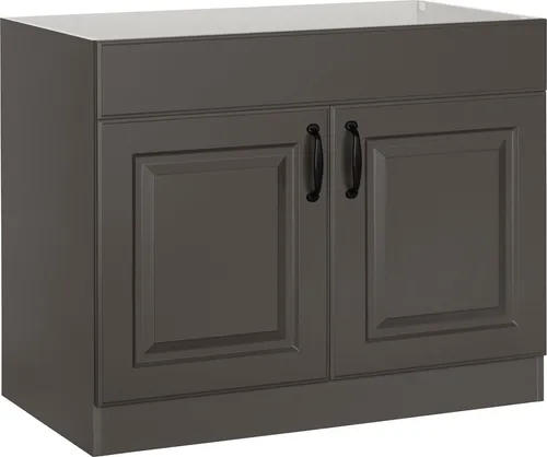 wiho Küchen Spülenschrank Erla 100 cm breit mit Kassettenfront, ohne Arbeitsplatte