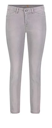MAC JEANS Damen DREAM CHIC Jeans - Silver Grey Used D310, W34/L27 - Damen-Jeanshosen mit modernem Used-Look, perfekt für stilvolle Outfits und optimalen Tragekomfort.