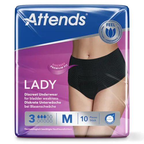 Attends® Lady Discreet Underwear 3 M