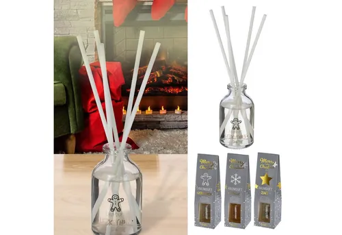 CEPEWA Raumduft Weihnachten 3er Set Vanille Lebkuchen Zimt Weihnachtsduft Diffuser