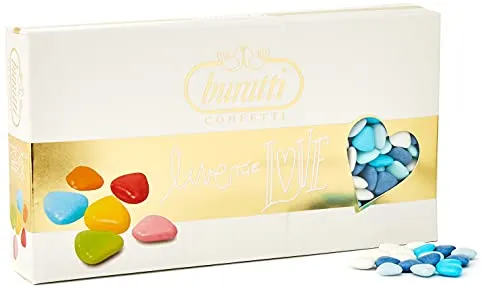 Buratti Confetti Süße Mandeln mit Blauen Pralinen Überzogen, 1 Stück