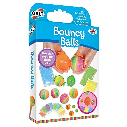 Galt Toys, Bouncy Balls, Flummi-Bälle Bastelset für Kinder, Flummys selber gestalten, ab 8 Jahren