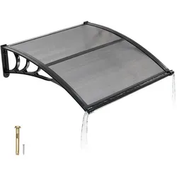 VEVOR Vordach für Haustür 965x1017 mm, Pultbogenvordach