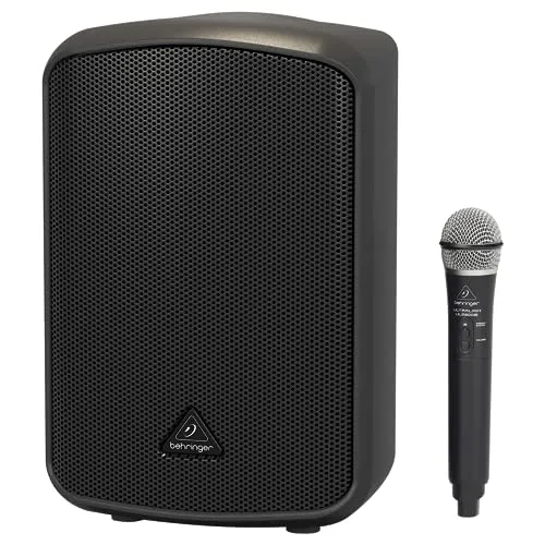 Behringer MPA200BT - Tragbares PA-System mit 200 Watt Leistung, ideal für Events und Partys. Bluetooth-Konnektivität, integrierter Akku für bis zu 20 Stunden Spielzeit und einfaches Setup.