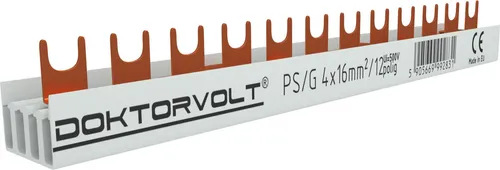 4P Phasenschiene Gabel 12-polig 16mm2 PS/G Schiene Sammelschiene 125A DV 2831