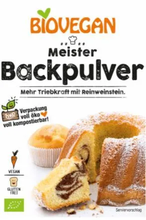 Biovegan Backpulver Meister 3x17g