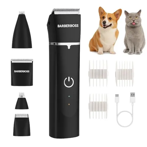 BarberBoss Haustierpflege Haarschneider für Hunde & Katzen