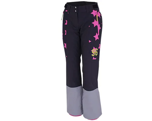 Icepeak Skihose Clearfield Winterhose Snowboardhose Kontrastfarbenes Sternen Design, Schneefang, erhöhter Bund