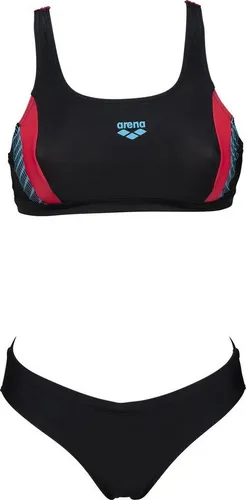 Arena Bikini in Schwarz - 38 - Bademode mit chlorbeständigen und schnelltrocknenden Eigenschaften, ideal für Schwimmerinnen, die Komfort und Stil suchen.