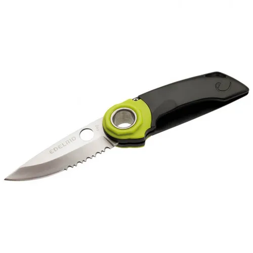 Edelrid Ropetooth Einhandmesser grau/oasis - Robustes Einhandmesser für Outdoor-Abenteuer! Ideal für Hochtouren und Alpinklettern, überzeugt durch seine handliche Bauweise und vielseitige Einsatzmöglichkeiten.