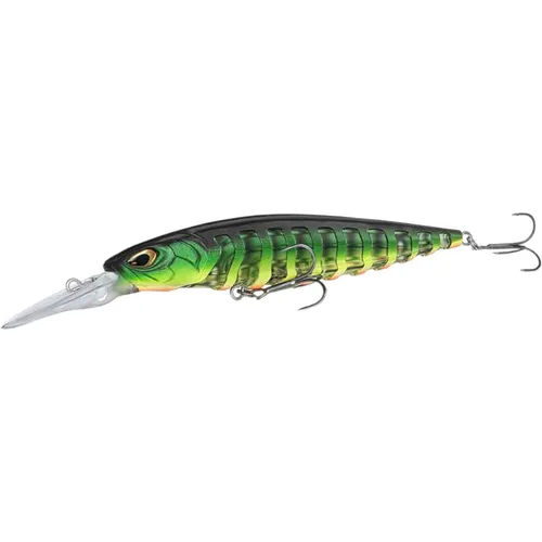 Nays MD MX 110 Medium Runner Wobbler 11cm - Farbe S-09 - Lockmittel für Barsch, Zander und Hecht, mit einer Schwimmtiefe von 1,2 - 1,5 m, ideal für erfolgreiche Angelausflüge.
