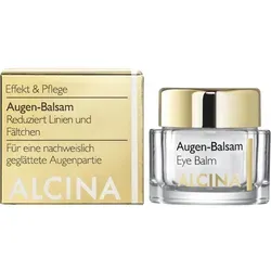 Alcina Augen- und Lippencreme 15 ml - Augenpflege für reife Haut mit Hyaluronsäure und Panthenol, spendet intensive Feuchtigkeit und reduziert Falten und Müdigkeitserscheinungen.