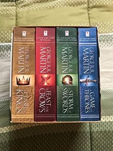 Produktbild Song of Ice & Fire 4 Books Set Box : A Game of Thrones, a Clash of Kings, a Storm of Swords, and a Feast for Crows (Multiple copy pack): A Game of ... A Feast for Crows (A Song of Ice and Fire)