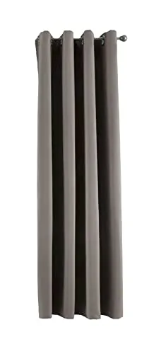 Gardinenbox Vorhang Blickdicht »Newyork« Taupe HxB 160x140 cm 1er-Pack Thermo-Gardine Verdunkelungsvorhang Blackout Ösen schalldämmend ÖKOTEX UV-Schutz Raffhalter, 201920600