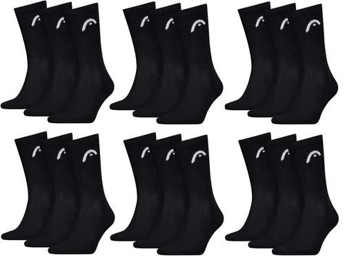 Head Sportsocken HEAD Herren Sportsocken Crew Socken Unisex 18-er Pack (18er Pack)