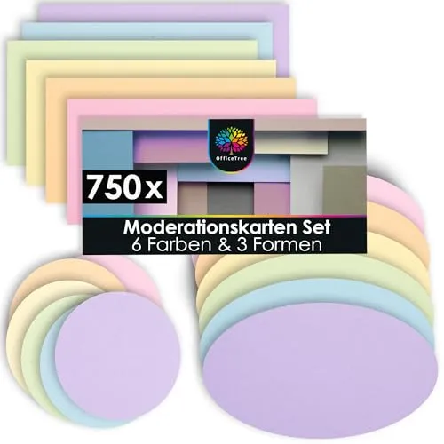OfficeTree 750x Moderationskarten Set
