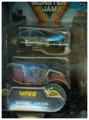 Monster Jam Monster Jam Truck & Racecar 2-Pack - 2-Pack mit Monster Jam Truck und Racecar, ideal für spannende Rennaction und kreative Spielmomente. Maße: 6,86 cm breit, 12,4 cm lang, leicht und handlich.