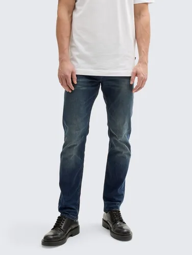 TOM TAILOR Denim Herren Piers Slim Jeans - Stylische Slim Fit Jeans im Five-Pocket-Style mit Stretch-Anteil für optimalen Tragekomfort und Bewegungsfreiheit. Ideal für lässige Outfits!