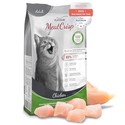 PLATINUM Katzenfutter MeatCrisp Adult Chicken