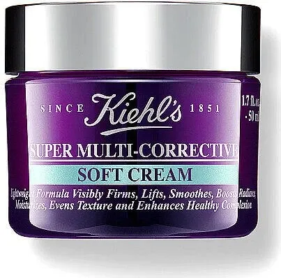 Kiehl's Super Multi-Corrective Cream 50 ml - Gesichtscreme für straffe und ebenmäßige Haut, angereichert mit Hyaluronsäure und Anti-Aging-Wirkstoffen für intensive Feuchtigkeit und Faltenreduktion.