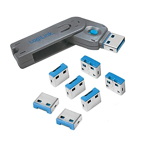 LogiLink Port-Blocker AU0045, USB-A Sicherheitsschlösser