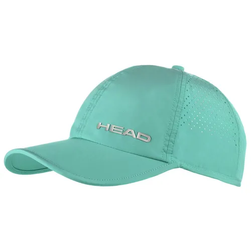Head Cap Tennis Pro Player (UV-Schutz, Klettverschluss) 2025 türkis - Leichte PRO PLAYER CAP für Tennis mit atmungsaktiven Perforationen und optimaler Feuchtigkeitsabsorption. Der Klettverschluss sorgt für eine individuelle Anpassung und perfekten Sitz auf dem Platz.