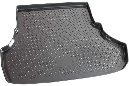 RECAMBO Kofferraumwanne für Mitsubishi Lancer VIII Stufenheck, 2007-2017, für Mitsubishi Lancer VIII, 100% passgenaue Antirutschmatte, Kofferraum Schutzmatte, Gummimatte