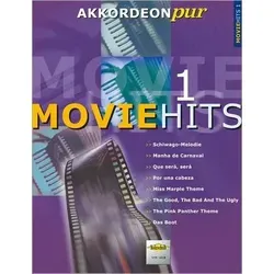 Movie-Hits, für Akkordeon. Bd.1 Spezialarrangements im mittleren Schwierigkeitsgrad