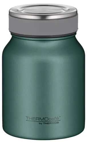 THERMOcafé TC FOOD JAR 0,50l - Auslaufsicherer Thermobehälter - Thermos-Lebensmittelbehälter, doppelwandig aus Edelstahl, hält Speisen 9h heiß und 14h kalt, ideal für Büro und unterwegs, spülmaschinenfest.