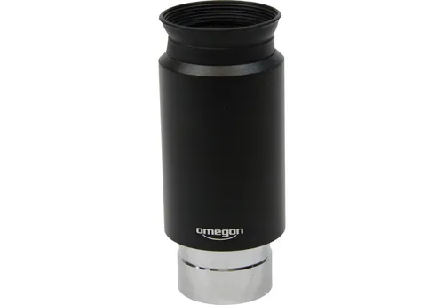 Omegon Teleskop Plössl Okular 40mm 1,25'' - Teleskope - Hochwertiges Plössl Okular mit 50° Gesichtsfeld für randscharfe Bilder und besseren Kontrast dank Gummiaugenmuschel. Ideal für Amateurastronomen.