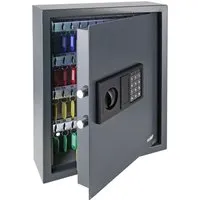 HMF Schlüsseltresor 207111 mit 71 Haken, Elektronik-Zahlenschloss