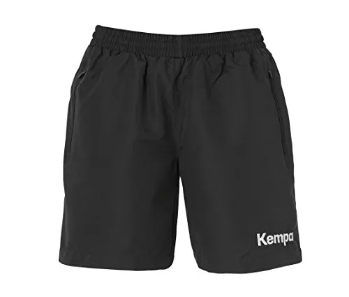 Kempa Trainingshose Webshorts schwarz M - Trainingsbekleidung aus 100% Polyester, ideal für Handballspieler, bietet optimale Bewegungsfreiheit und Komfort während des Trainings.
