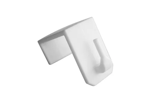 dekondo Fensterhaken Dekohaken Dekoklipp Fensterklipp Gardinenhaken Türhaken, für Gardinenstangen/Vitragestangen oder Fensterdekorationen, (20-St), Klemmbereich 15-25 mm (wählen Sie die richtige Größe für Ihr Fenster)