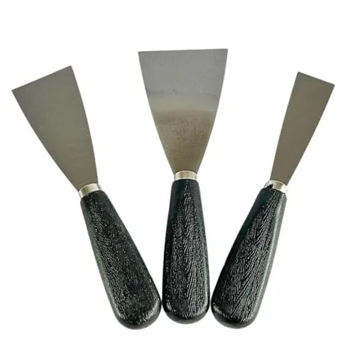 Spachtel Set 3-teilig – Malerspachtel, Stielspachtel & Universalspachtel aus Edelstahl – 30 mm, 50 mm & 70 mm – Maler Werkzeug für Glätten, Abkratzen & Spachteln