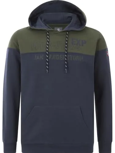 Jan Vanderstorm Herren Sweatshirt Jerres dunkelblau, 3XL (XXXL) - 64/66
