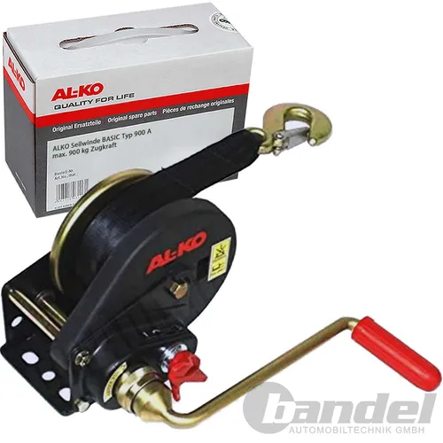 AL-KO Seilwinde Bootstrailer BASIC Typ 900-A gebremst 900kg von AL-KO