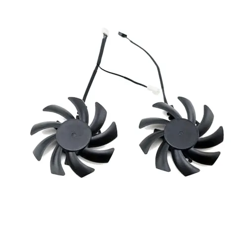 SISS Grafikkartenlüfter für Dell RTX 3060 OEM/DELL,Lenovo & HP RTX 3060 Ti OEM - Effiziente und Effektive Luftkühlung, 4-Pin Anschluss, Set mit 2 Lüftermodulen