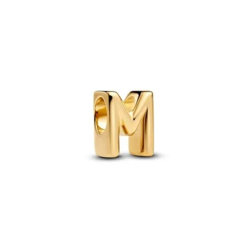 PANDORA Moments Buchstabe M Alphabet-Charm 763959C00 in gold von Pandora
