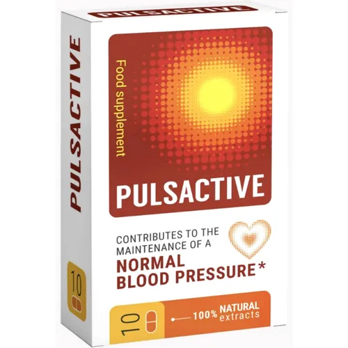 Pulsactive Kapseln, 4.7 g - Vitamine – Natürliche Unterstützung für einen normalen Blutdruck mit 100?% Pflanzenextrakten. Ideal für die Herzgesundheit und zur sanften Stabilisierung der Blutdruckwerte.