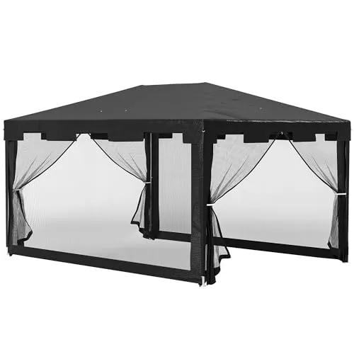 Outsunny Pavillon 4x3m