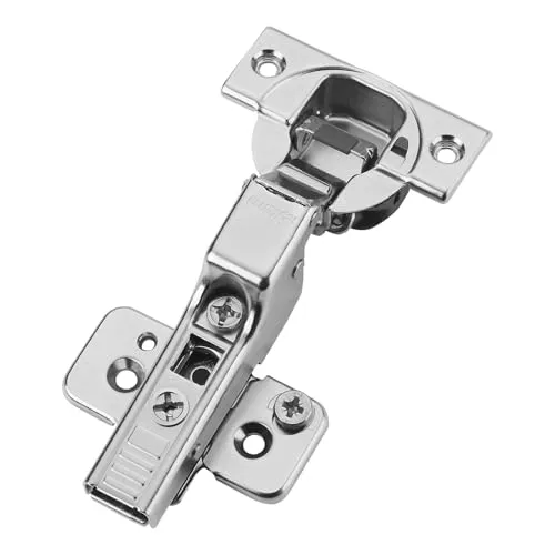 Set BLUM Topfband Mittelanschlag 71B3650 110° mit Schließautomatik inkl. Montageplatte mit Exzenterverstellung 173H7100