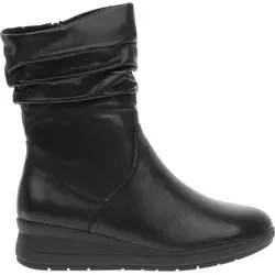 Jana Damen Stiefelette 8-25721-45, Schwarz, 39 EU - Stilvolle Stiefelette für breitere Füße, aus strapazierfähigem Leder gefertigt. Ideal für Alltag und besondere Anlässe – für höchsten Tragekomfort und modisches Design.