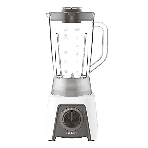 Tefal BL2C01 Blendeo Standmixer - Standmixer mit 450-W-Motor und 1,5 Litern Fassungsvermögen, ideal für große Portionen; ausgestattet mit Duraforce Klingen für müheloses Mixen und Ice-Crush Technologie für kühle Getränke.