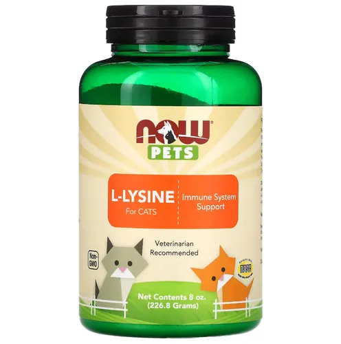 NOW Foods Pets L-Lysine for Cats 8 oz (226.8 g)